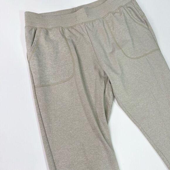ZYIA Joggers Womens Large Gray Tan Pull On Pants Athletic Waistband Pockets - Picture 2 of 9
